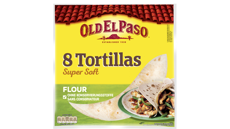 8 flour tortillas